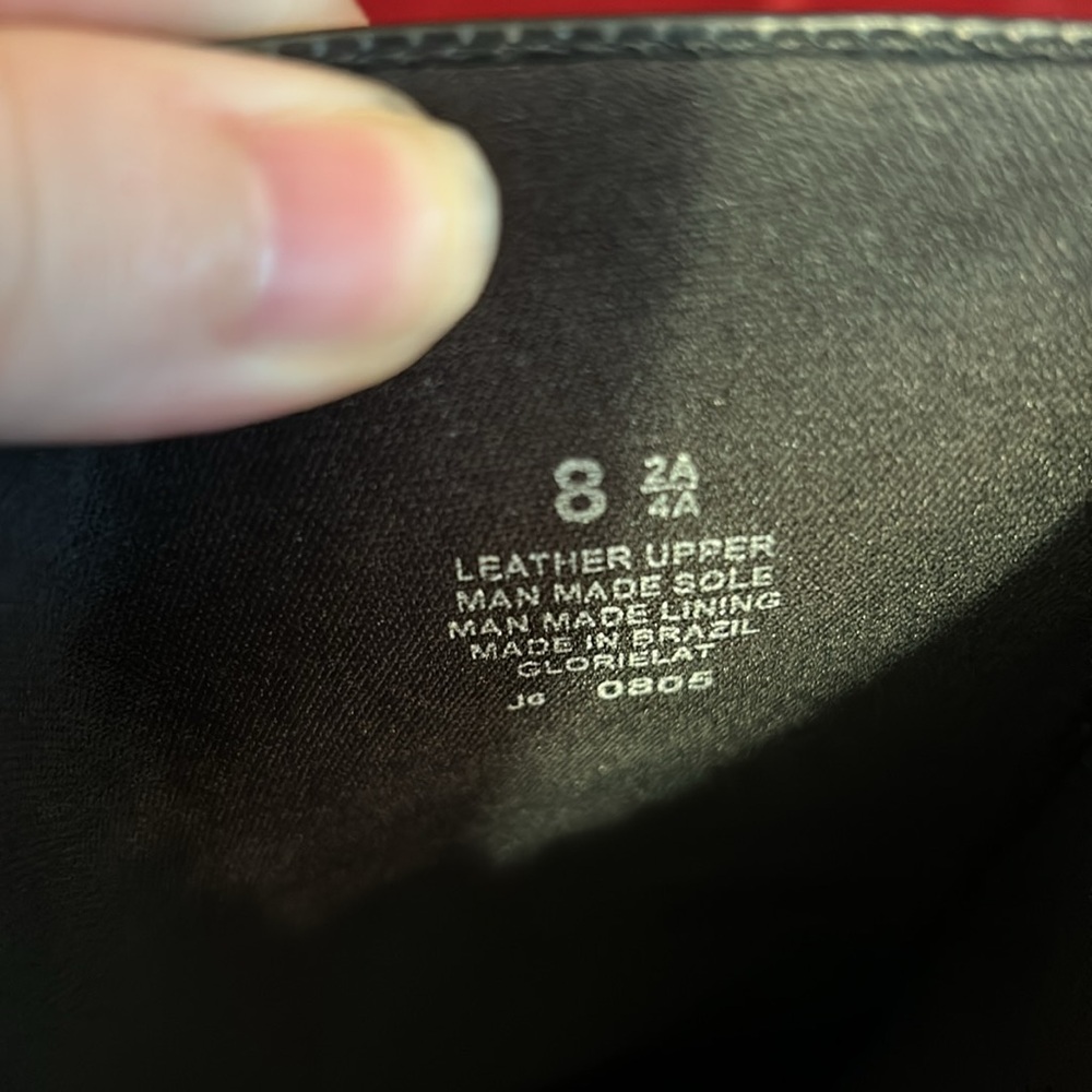 Vintage Easy Spirit Black Heel Boots Square Toe 8 2A Narrow *READ AND SEE PICS* - Picture 3 of 4